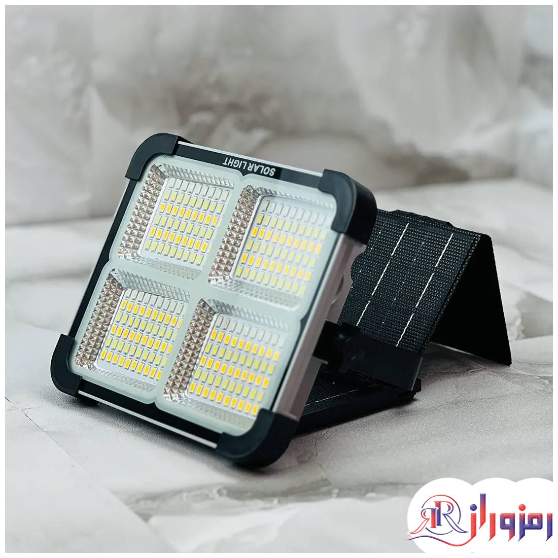 پروژکتور شارژی خورشیدی مدل H704